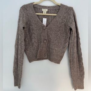 Jessica Simpson Cropped Cardigan XS